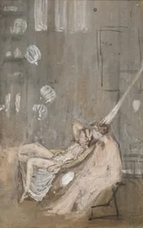 Im Studio, um 1867-68